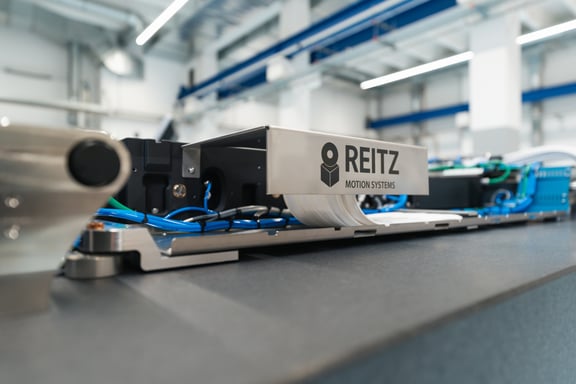 Positioniersystem auf Maschinenbasis Close-Up