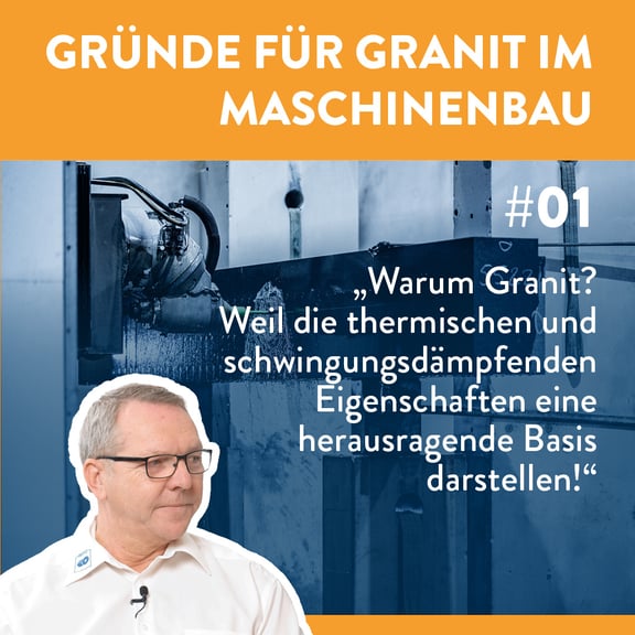 Podcast Vorschau Folge 1: Gründe für Granit im Maschinenbau